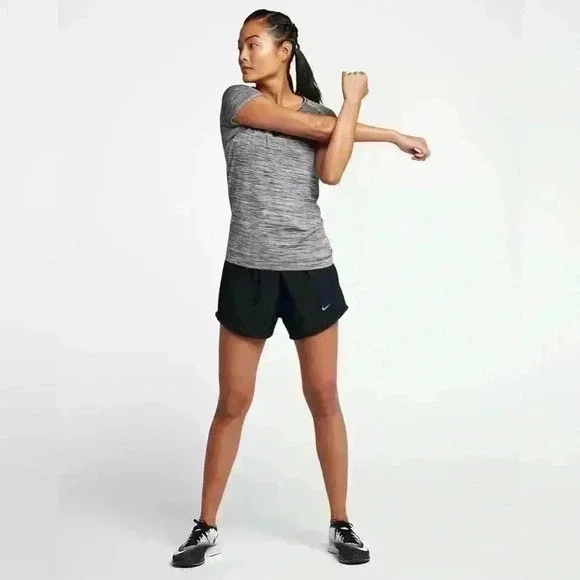 Nike Women's 3'' Heatherized Tempo Running Shorts - Picture 3 of 4